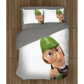 Dětské povlečení - Sherlock Gnomes White