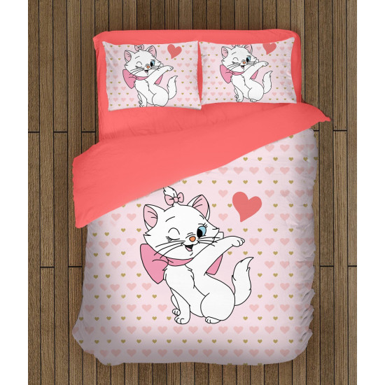 Povlečení do postýlky pro holčičku - Marie Cat Lady