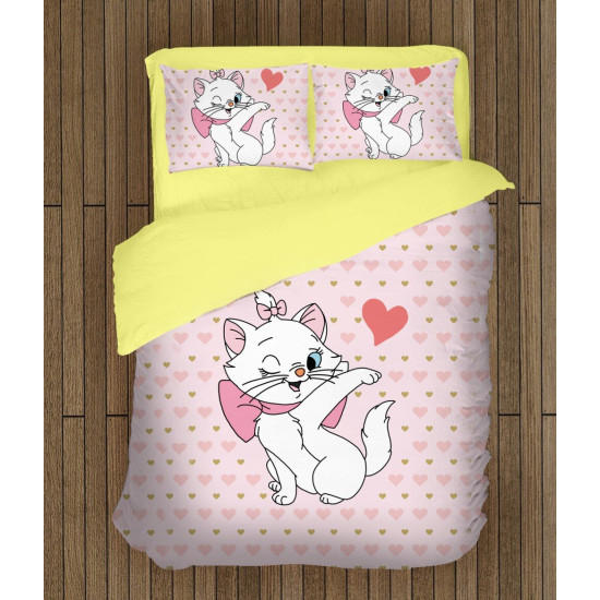 Povlečení do postýlky pro holčičku - Marie Cat Lady