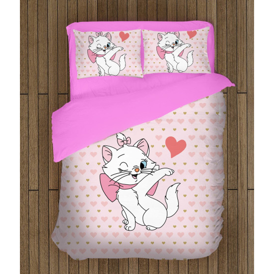 Povlečení do postýlky pro holčičku - Marie Cat Lady