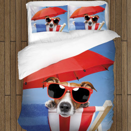 Povlečení na léto - Beach Dog