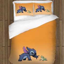 Stitch povlečení - Stitch and Frog