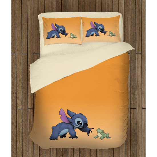 Stitch povlečení - Stitch and Frog