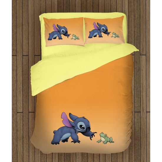 Stitch povlečení - Stitch and Frog