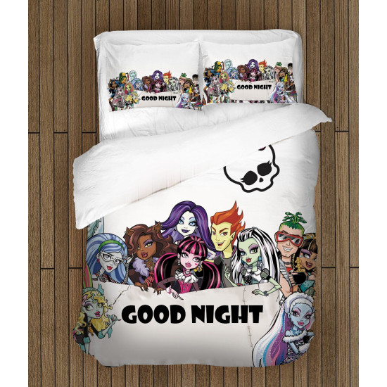 Dětské povlečení na postel - Monster High Good Night