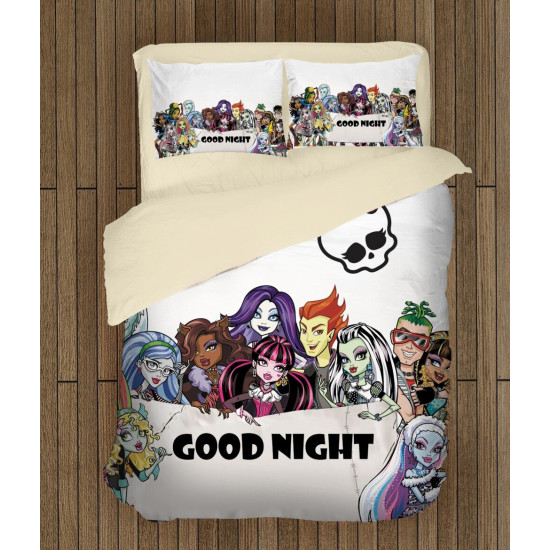 Dětské povlečení na postel - Monster High Good Night