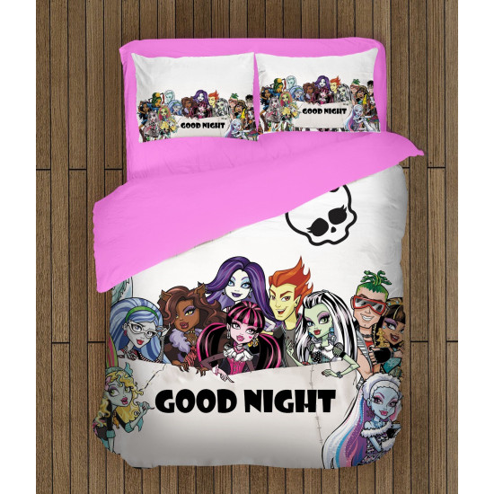 Dětské povlečení na postel - Monster High Good Night
