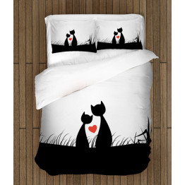 Luxusní povlečení - Cats Love