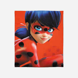Fleecová deka Kouzelná Beruška a Černý kocour - Miraculous Ladybug