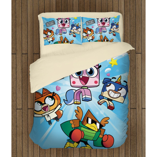 Povlečení na dětskou postýlku - Unikitty