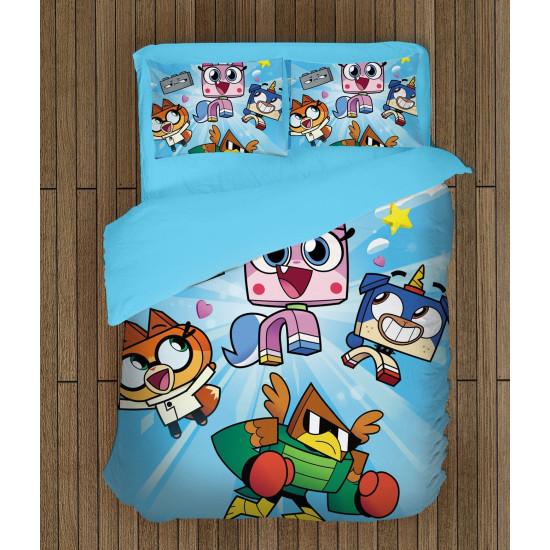 Povlečení na dětskou postýlku - Unikitty