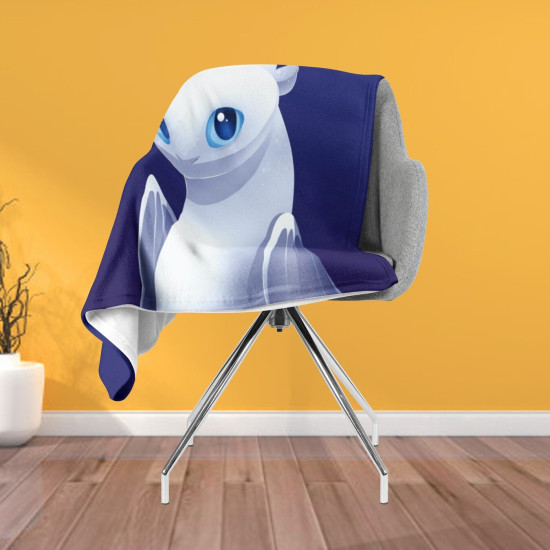 Měkká deka Jak vycvičit draka - Light Fury How to Train Dragon