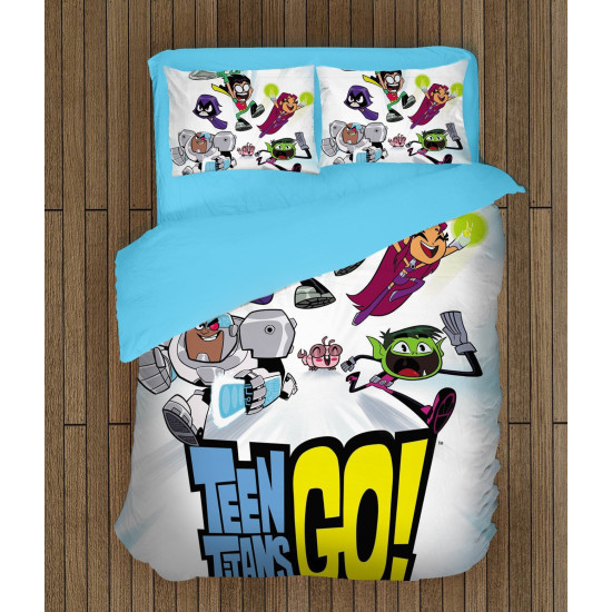 Povlečení na dětskou postýlku - Teen Titans Go!