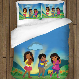 Povlečení na dětskou postýlku - Dora and Friends