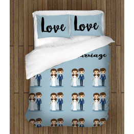 Povlečení pro páry - Love and Marriage