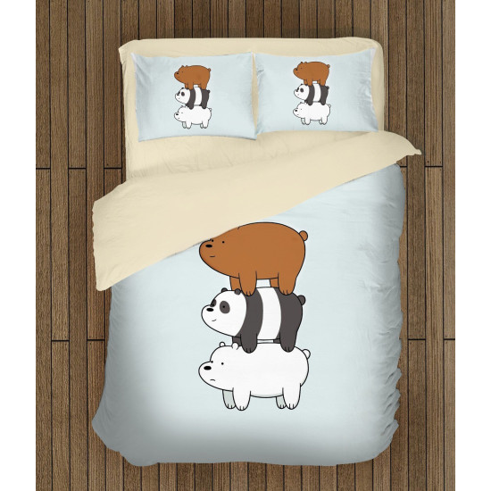 Povlečení na dětskou postýlku - We Bare Bears