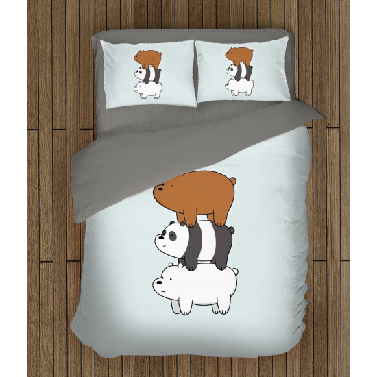 Povlečení na dětskou postýlku - We Bare Bears