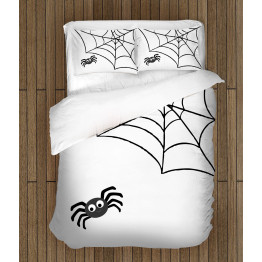 Černobílé povlečení - Spider