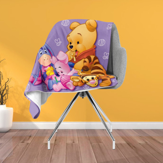 Měkká deka pro deti Medvídek Pú - Winnie The Pooh