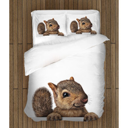 3D sada povlečení - Squirrel