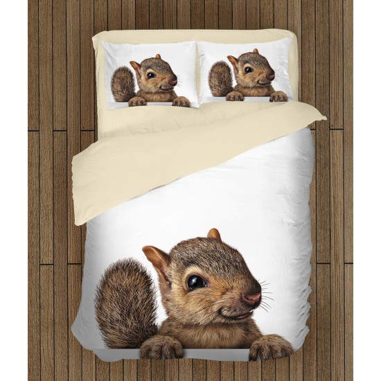 3D sada povlečení - Squirrel