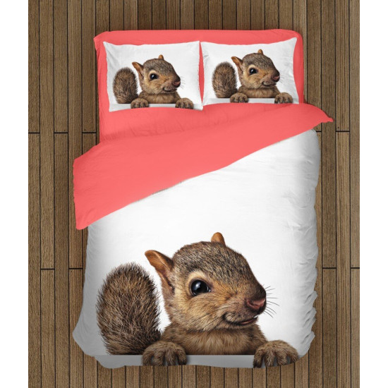 3D sada povlečení - Squirrel