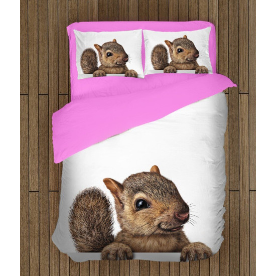 3D sada povlečení - Squirrel