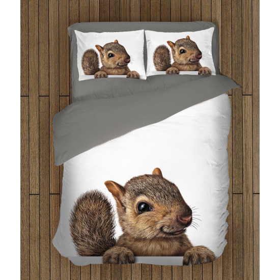 3D sada povlečení - Squirrel