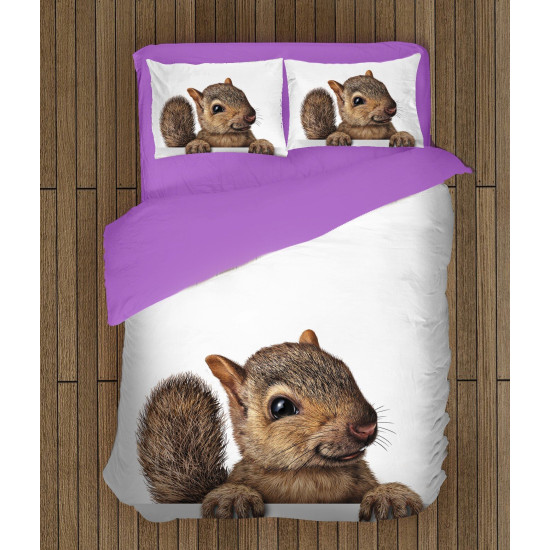 3D sada povlečení - Squirrel
