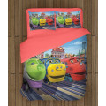 Dětské povlečení s vláčkem Chuggington