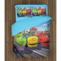 Dětské povlečení s vláčkem Chuggington