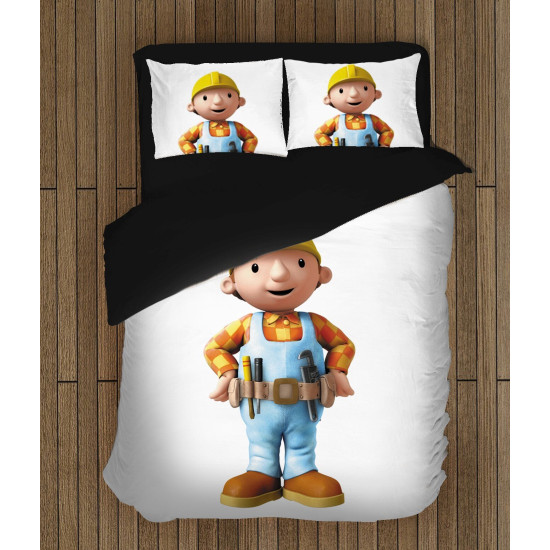 3D dětská ložní souprava Bořek Stavitel
