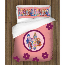 3D dětské povlečení Winx Club