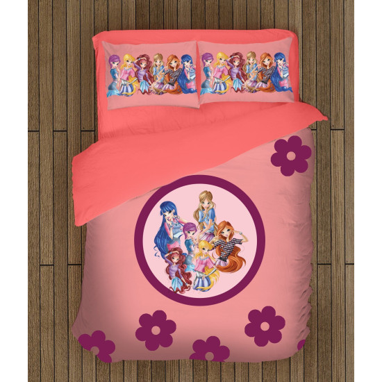 3D dětské povlečení Winx Club