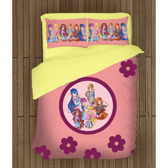 3D dětské povlečení Winx Club