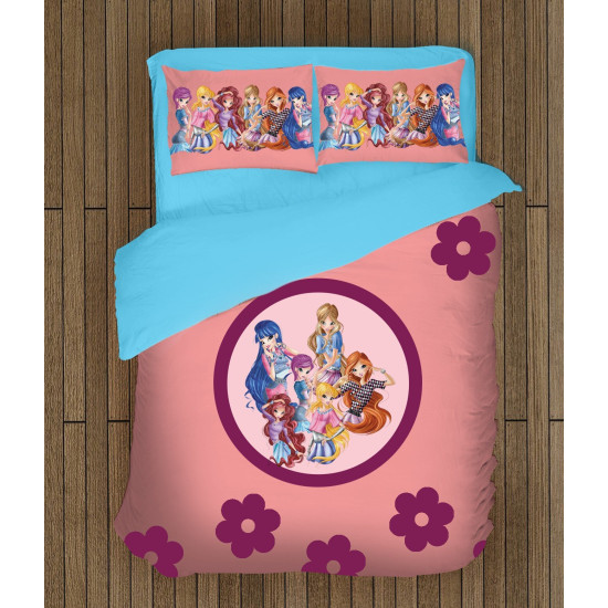 3D dětské povlečení Winx Club