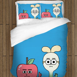 Dětská 3D ložní souprava Apple & Onion