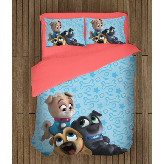 Dětská 3D ložní souprava Puppy Dog Pals