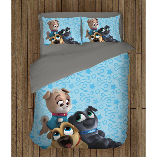 Dětská 3D ložní souprava Puppy Dog Pals