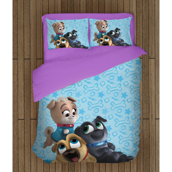Dětská 3D ložní souprava Puppy Dog Pals