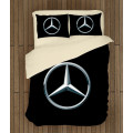 3D povlečení na postel - Mercedes Logo