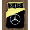 3D povlečení na postel - Mercedes Logo