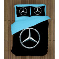 3D povlečení na postel - Mercedes Logo
