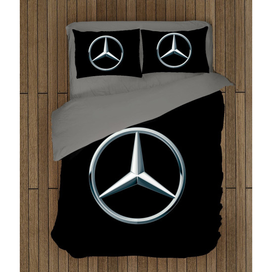 3D povlečení na postel - Mercedes Logo