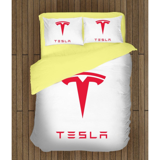 Ložní prádlo - Tesla Logo