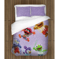 Fialové dětské povlečení - Muppet Babies