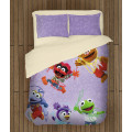 Fialové dětské povlečení - Muppet Babies