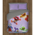 Fialové dětské povlečení - Muppet Babies