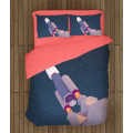 Tmavě modré povlečení - Rocket