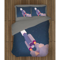 Tmavě modré povlečení - Rocket